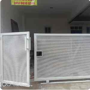 pagar perforated minimalis galvanis