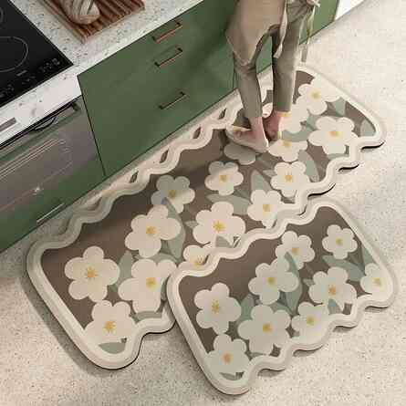 2 Pcs Keset Alas Kaki Diatomite