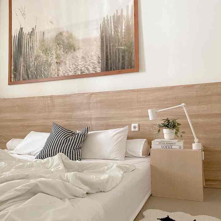 The bedroom is the most comfortable place for me :) #kamartidur #rumahminimalis #minimalisthome #aesthetic #kamartidurminimalis #homeinspo