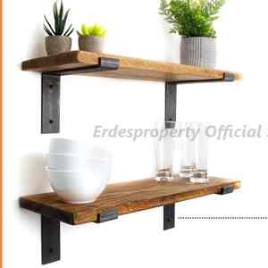 Rak Dinding Ambalan Kayu Buku