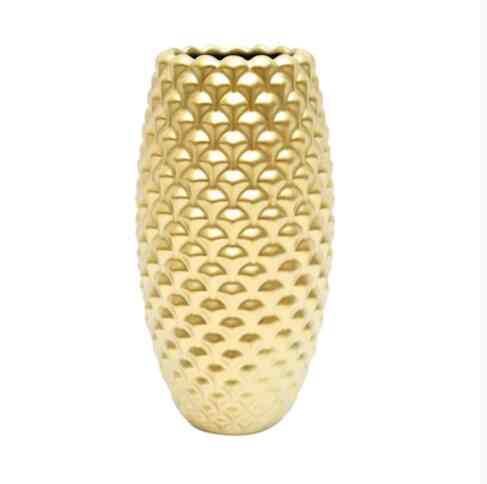 Estelle Vas Keramik Sm - Gold