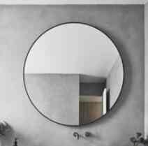 Cermin LED Bulat Polos D80 Gantung Kamar Mandi