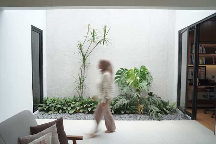 Pusat kesejukan dan penuh kehidupan di living room! 🌿✨ Dengan taman indoor ini, setiap sudut terasa segar dan menyenangkan. Dulu harapannya ada taman indoor ini untuk menciptakan suasana yang nyaman, dinamis dan penuh inspiratif di dalam rumah. 
—————————
#TamanIndoor 
#RuangTamu 
#LivingRoom
#CatDindinh
#IdeTanaman
#InspirasiTamanIndoor
#RumahMinimalis