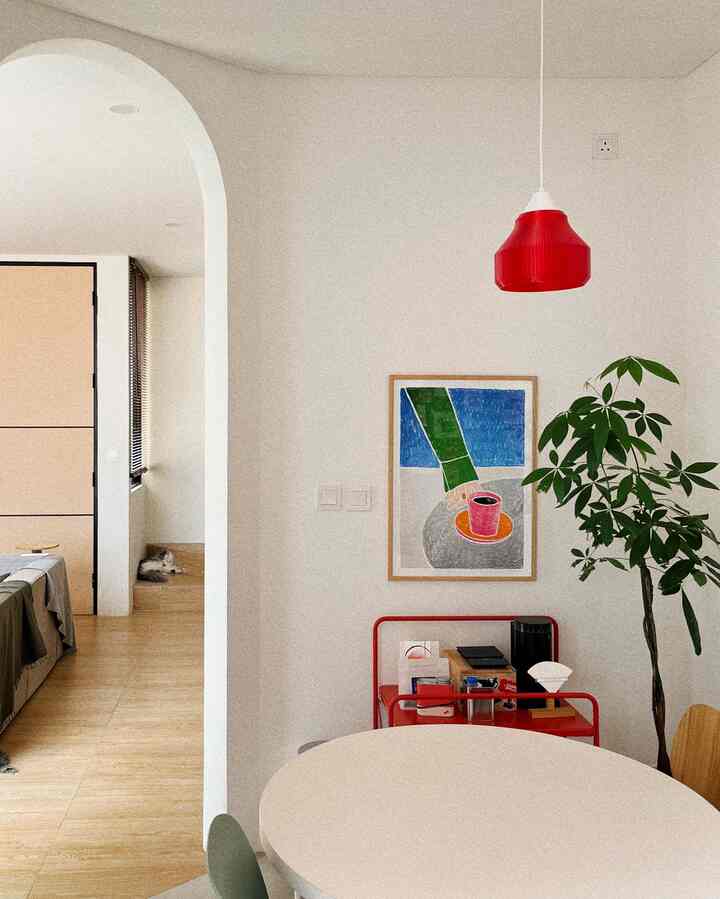 According to our parents, this house has a lot of "toys" 😂
Maybe because of the combination of colors that tend to be bright and vibrant, plus the many knick-knacks in the form of artprints & figures scattered throughout the corners of the house.
For us, that's our way to show our personalities through our home ❤️
#Colorfulhomes #Artprints #ModernMidCentury #TinyHome #TinySpace #CompactHouse