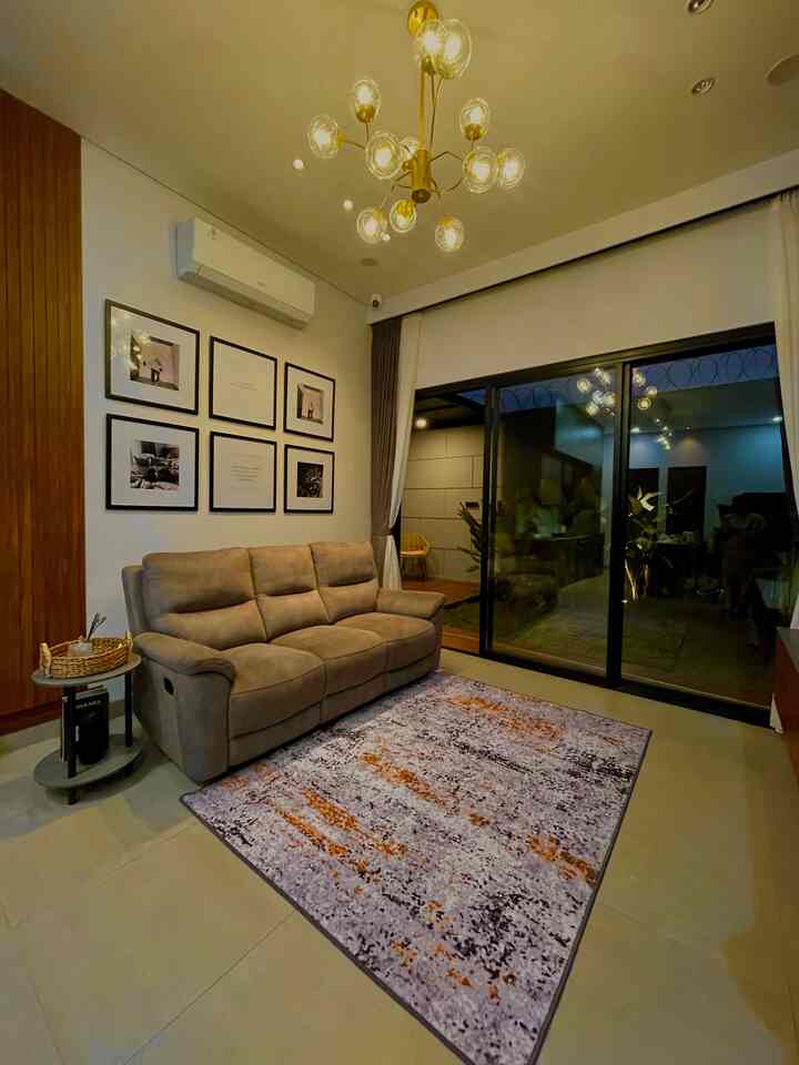 Living Room is my husband and I's favorite place to spend time. 
Sometimes to watch favorite movies or just chat about the day's activities. 

#rumahopenspace #livingroom #dayandnight #wallpannel #sofarecliner #walldecor #framephoto #pintuslidingalmunium #pintukacaalmunium #MomenDiRumah #InspirasiDekorasi #RuanganFavorit