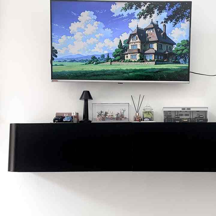 Rumah berkonsep hitam dan putih agar tidak monoton dengan memberikan sentuhan tanaman atau koleksian kami. Di cabinet ini menjadi sangat personal karena kami menempatkan sentuhan hobi kami didalamnya. #littleourstory #livingroom #dioramahotweels #Lego #legoonepiece #rumahminimalist #ruangtamuminimalist #rumahblackandwhite #rumahpertama
