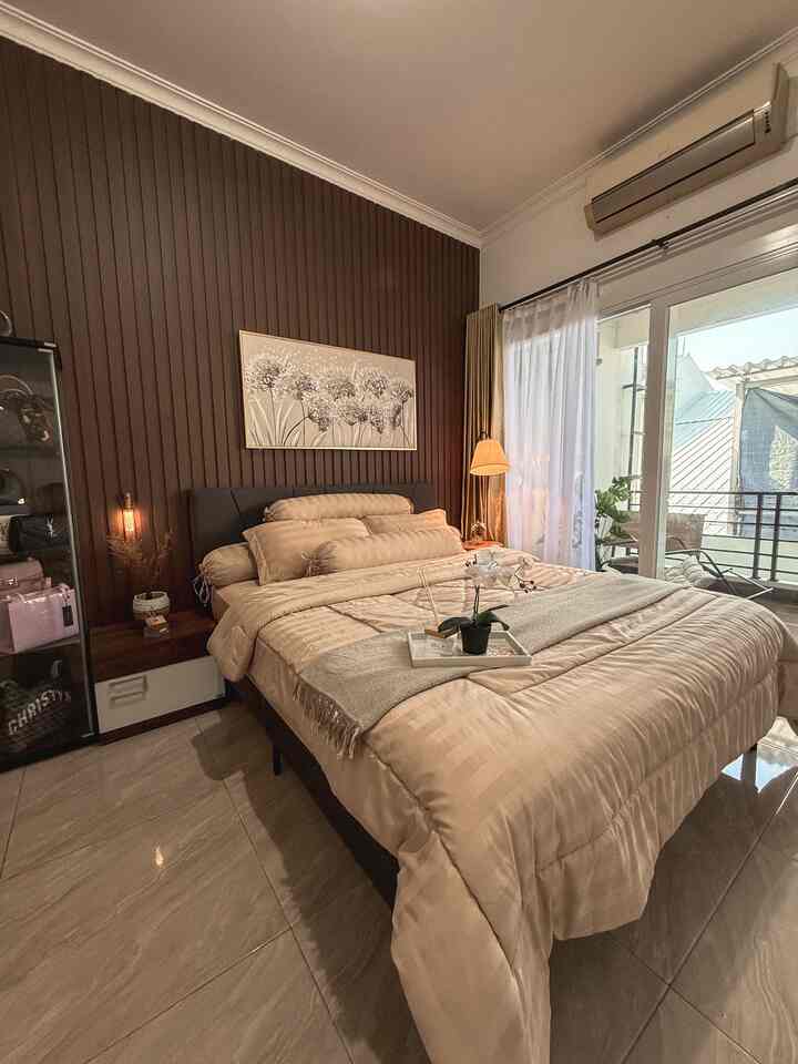 Kamar tidur sederhana yang dibuat untuk istirahat paling nyaman #bedroom #simple #modern #masterbedroom #ikea #informa
