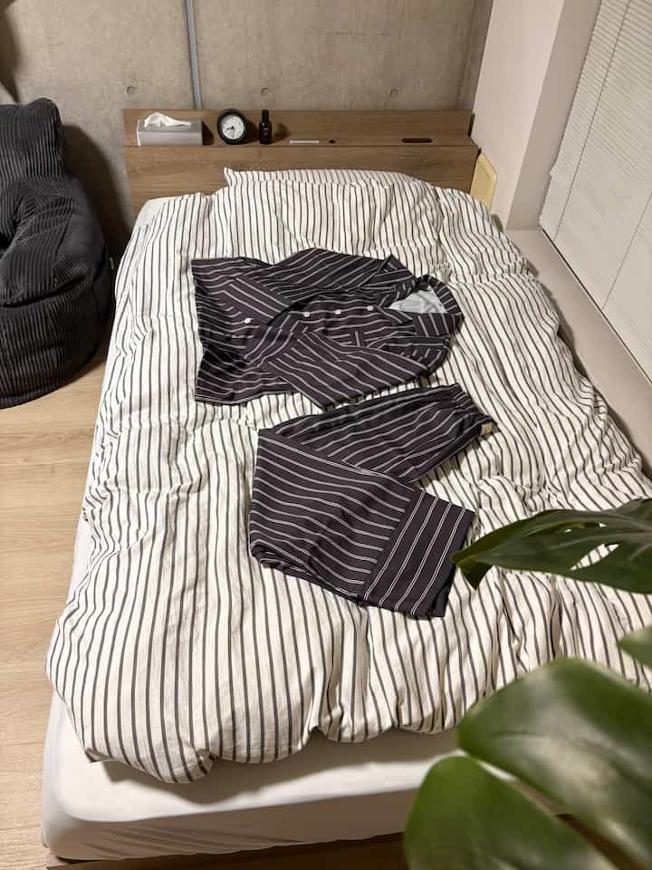 The pajamas I bought from Ohouse have a stylish design, are comfortable to wear, and really lift my spirits! ◎
#Ohouse #パジャマ #ルームウェア