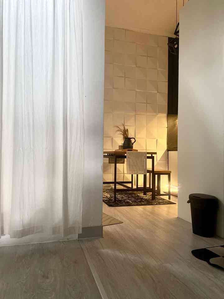 Living room yang menyatu dengan kitchen dan dining room

#rumahopenspace #rumahminimalis #diningroom #ideruangmakan #ruangmakanopenspace #openspace