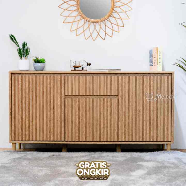 Laci Buffet Lemari Japandi Credenza