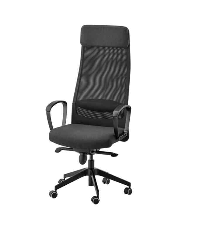 MARKUS Office chair, vissle dark grey