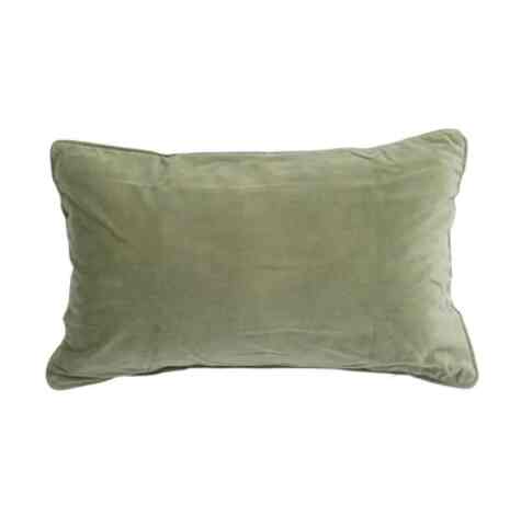 Sarung Bantal Sofa Velvet Olivine - Hijau