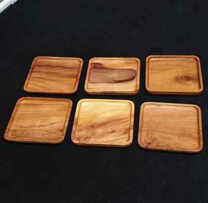 piring kayu tray