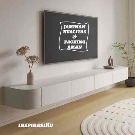 Meja TV Kabinet Gantung Minimalis