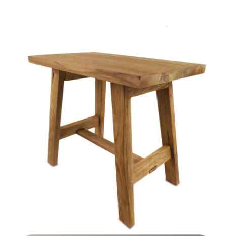 Bangku Kayu Jati Bongkar Pasang - 50x30x45 cm