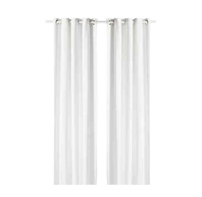 MOALINA Curtains, 1 pair, white