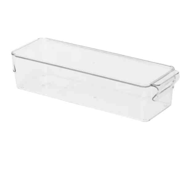 KLIPPKAKTUS Kotak penyimpanan untuk kulkas, transparan