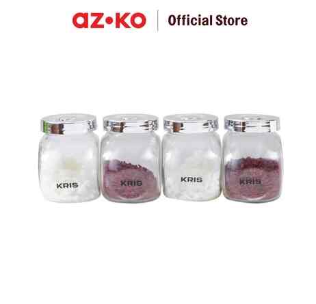 Picas 160 ml Set 4 Pcs Tempat Bumbu Dapur