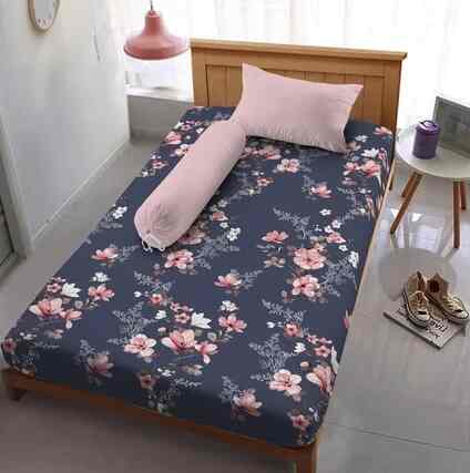 Sprei 120 Extra Single Flower Dluxe Nirmana Microfiber