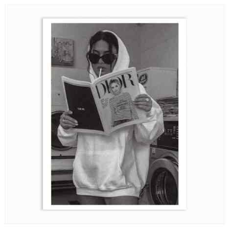 AESTHETIC BLACK WHITE WALL DECOR