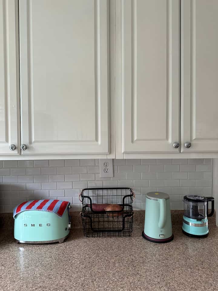 Love my mint/blue-ish kitchen appliances 🩵
#kitchen #appliances #kitchendecor #fundecor