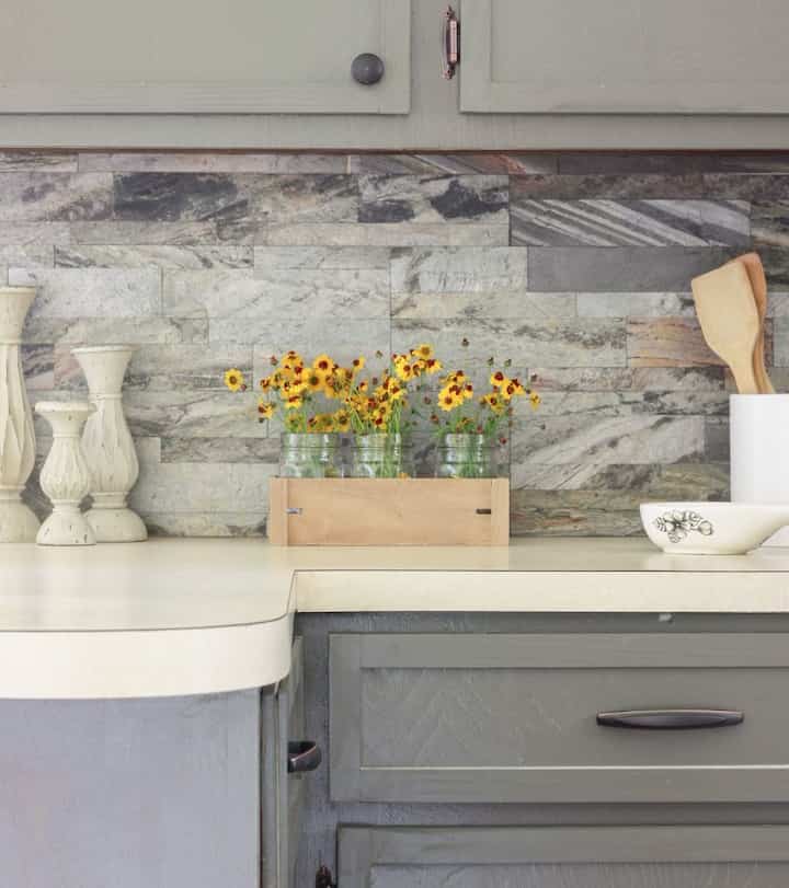 It’s amazing what a bit of paint and imagination can do! #beforeandafter #diy #paintedcabinets #kitchenmakeover 