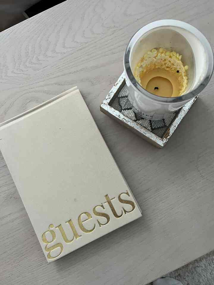 Guestbook! #lifestyle #living room interior 