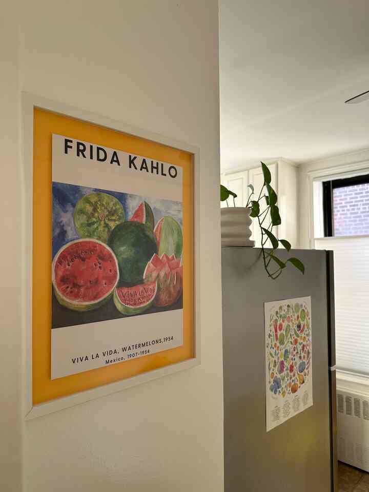 #kitcheninterior #diningtable #illustration #plants #artwall 