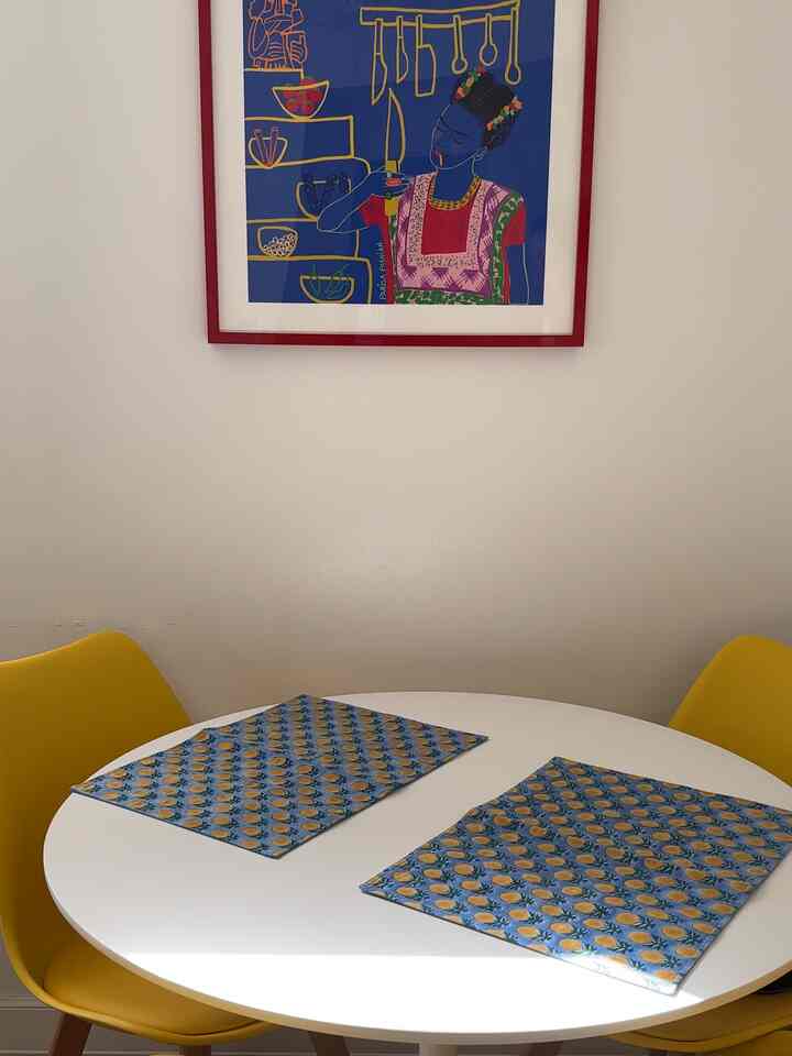 New placemats 🍍☀️
#colorful #colorfulinterior #diningtable #sunny #sunlight #springinterior 