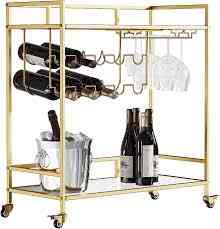 Paolino Metal Bar Cart