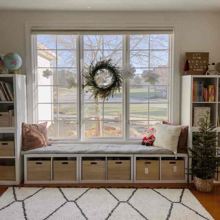 Homeschool storage cubbies #homeschool #playroom #schoolroom