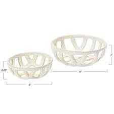 Stoneware Fruit w Reactive Glaze Basket