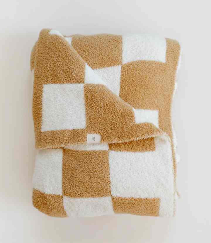 Original Checkerboard Plush Blanket
