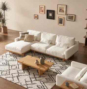 Mori Performance Fabric Chaise Sectional Sofa (Multiple options)