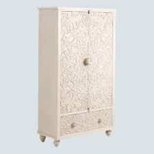 Wood Pattern Portable Wardrobe Closet 