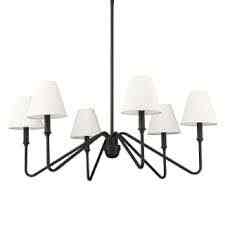 Kennedy 6 Light 35" Wide Chandelier