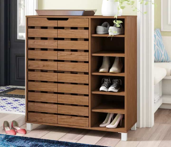 Spicer 24 Pair Shoe Storage Cabinet