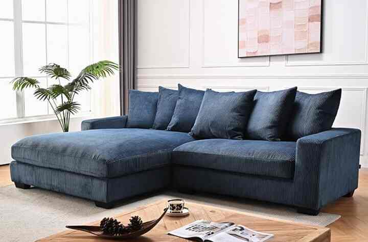 Blue Midcentury Modern Sofa
