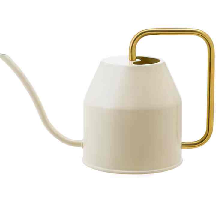 VATTENKRASSE Watering Can, ivory/gold