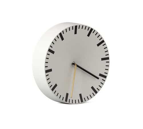 Analog Clock - White