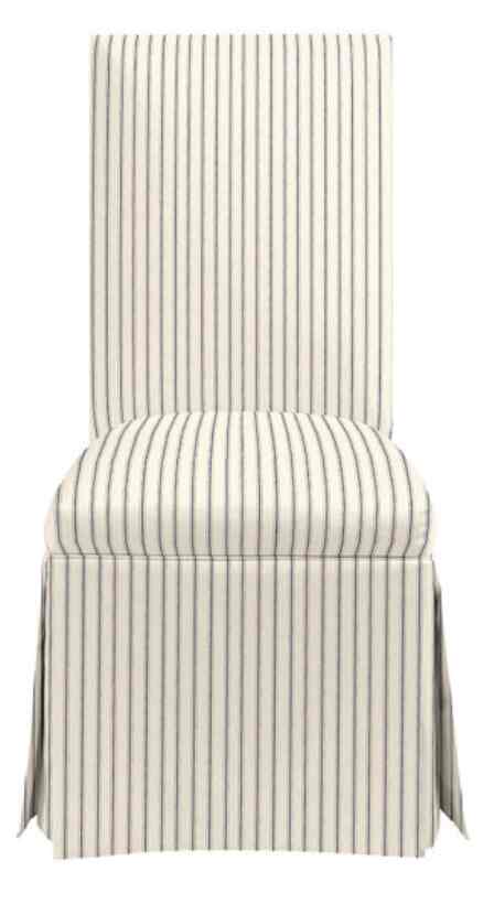 Upholstered Parsons Chair Without Nailheads