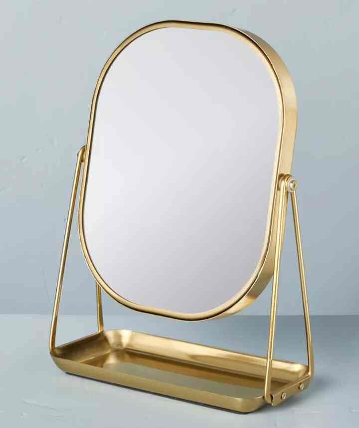 Brass Vanity Flip Mirror