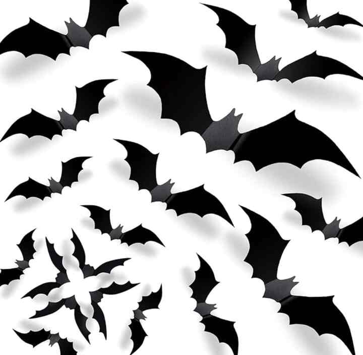 Halloween 3D Bats