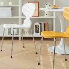 Elegant Modern Chrome Leg Plastic Dining Chair