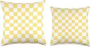 Modern Chess White Squares Throw Pillow