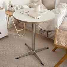 Round White Wood Dining Table