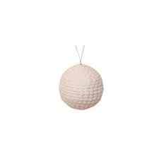 Pom Pom White Ornament