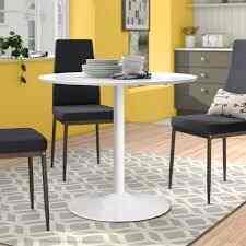 Walborn Round Metal Base Dining Table