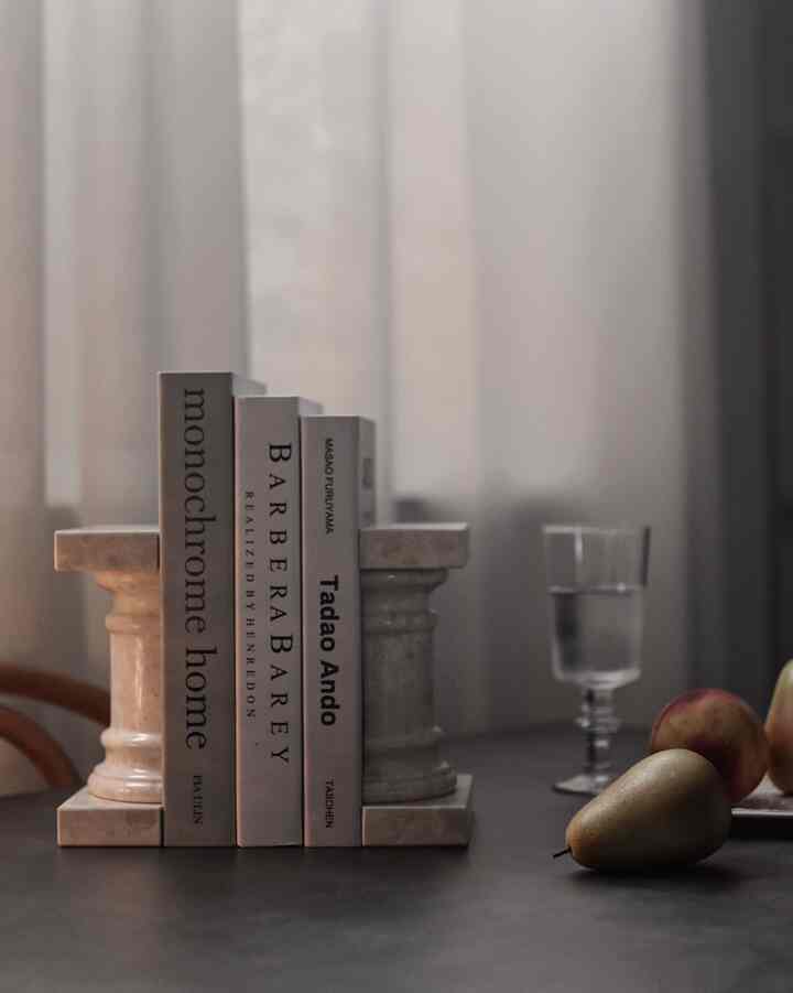 Marble is my favorite interior prop. 🍐

#interiorprops #homedecor #marble #bookstand #glasscup #fruits #marblefruit