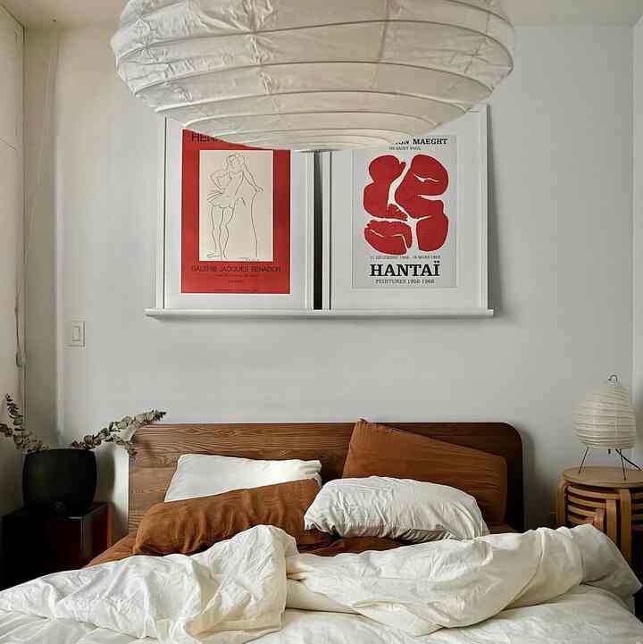 Never enough paper lanterns #japandi #scandi #bedroominterior 